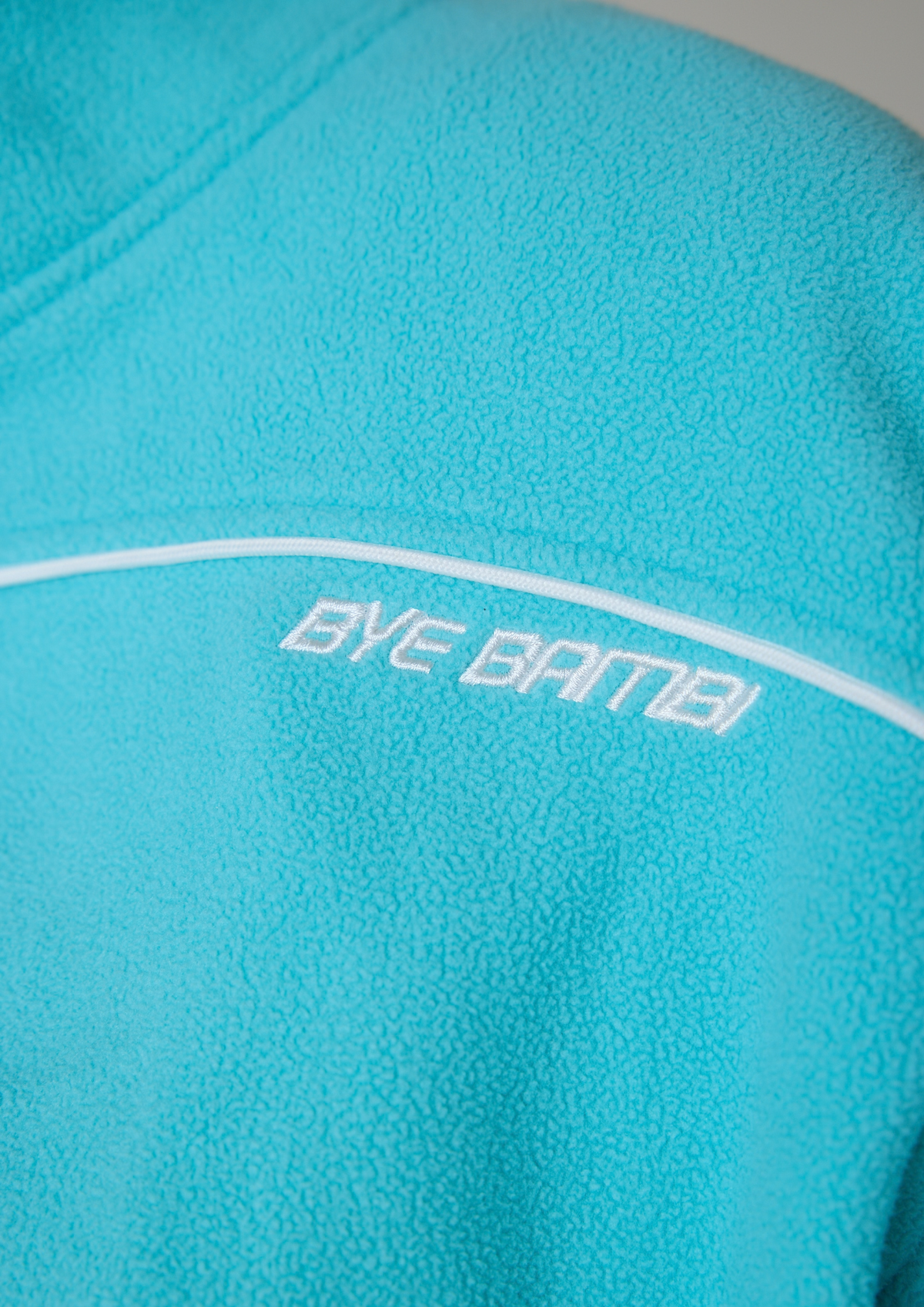 PARKER FLEECE ZIP JACKET - AQUA