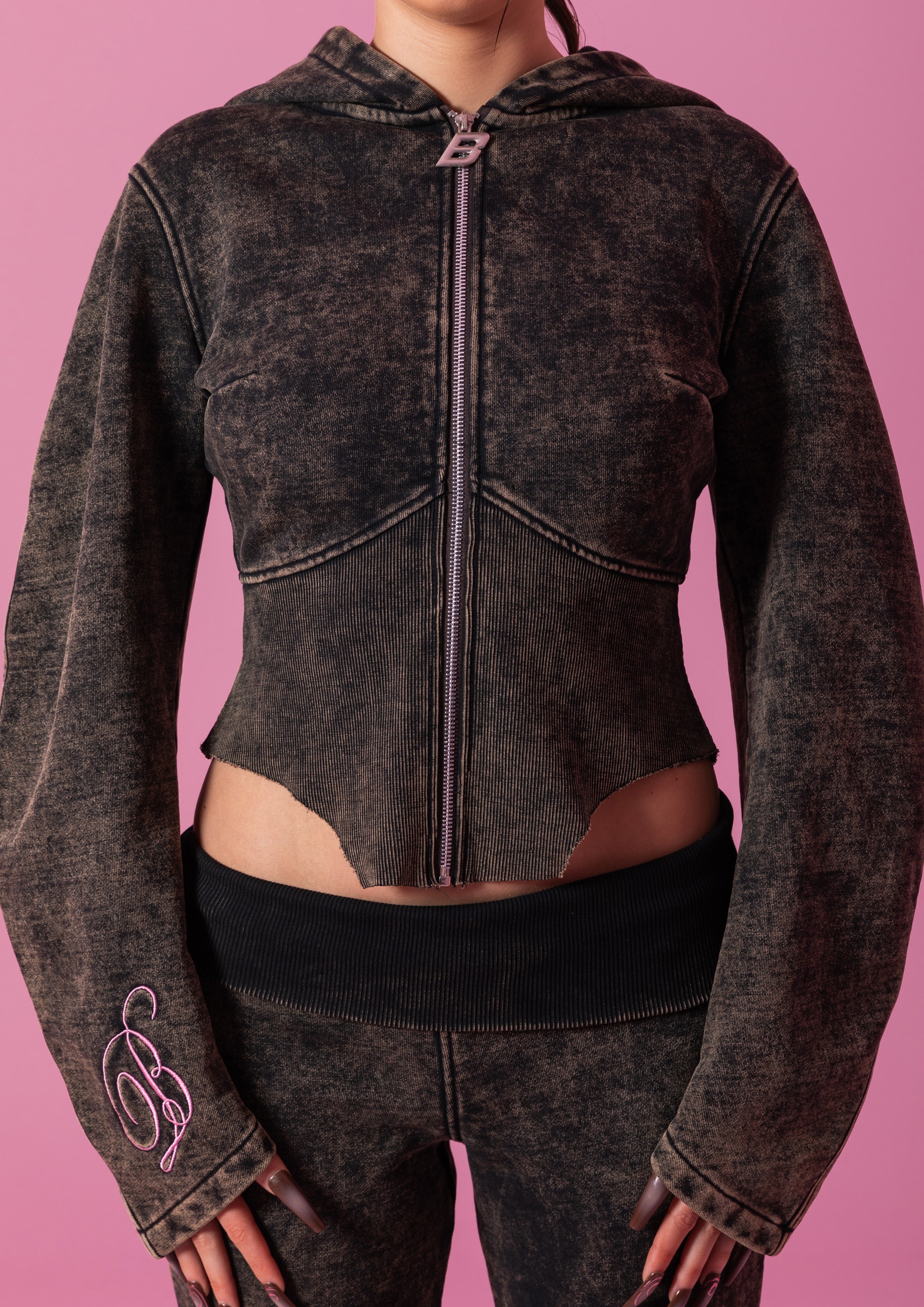 JASMINE ZIP JACKET - DIRTY WASH