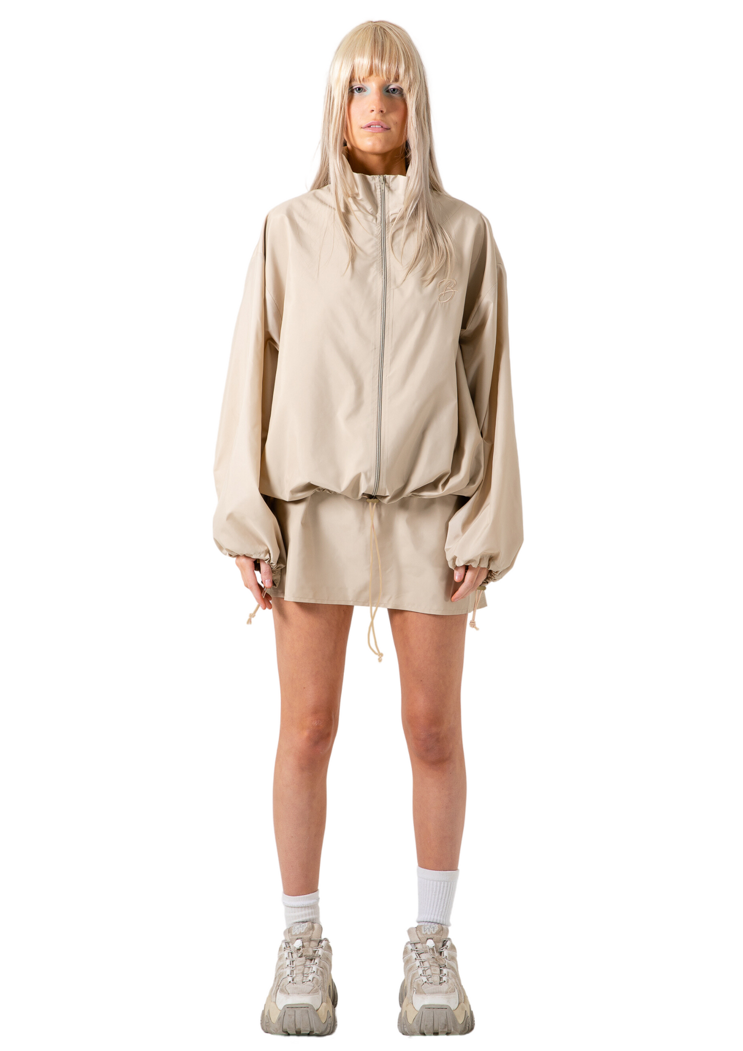 WINDBREAKER JACKET - BEIGE