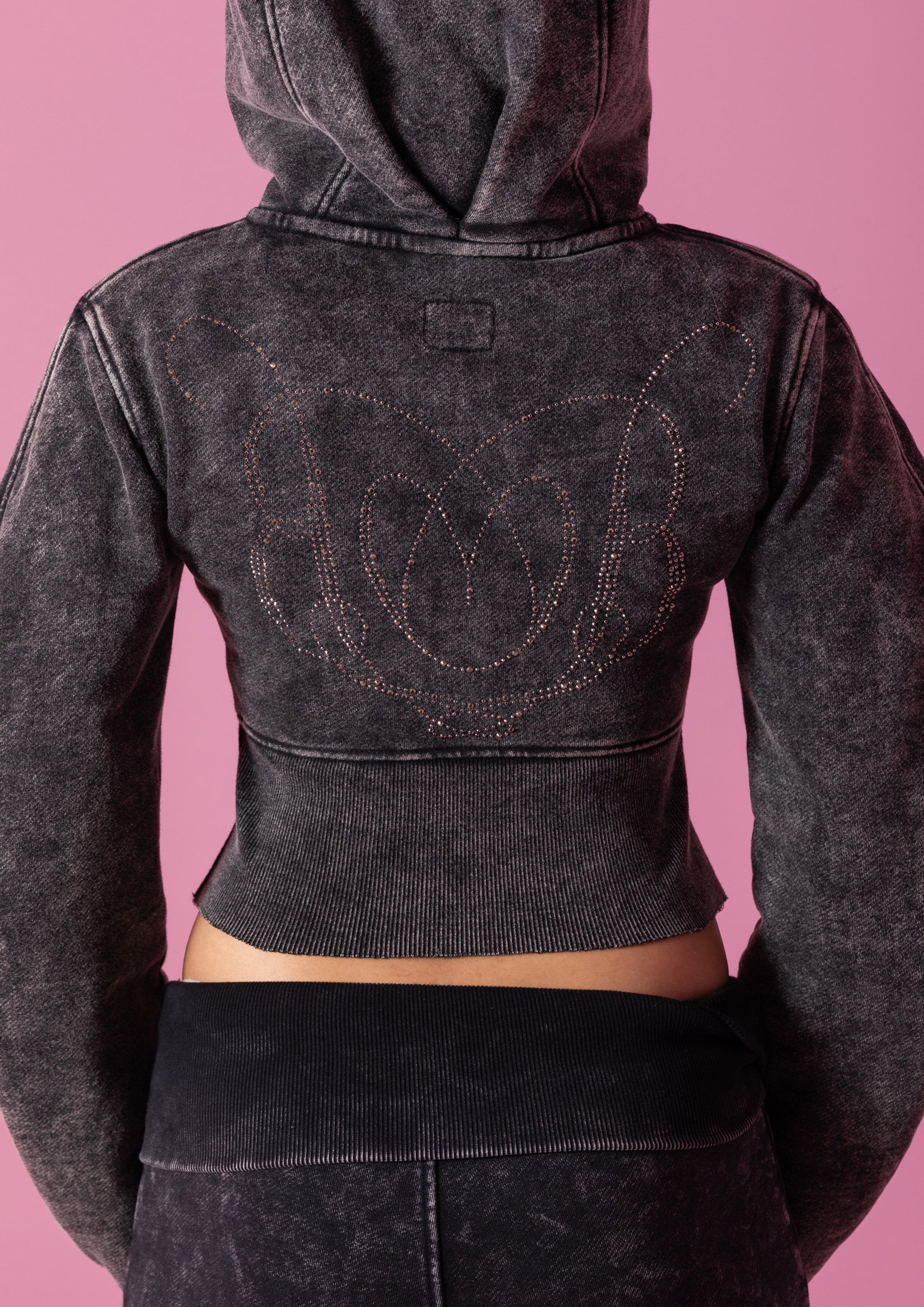 JASMINE ZIP JACKET - STONE WASH