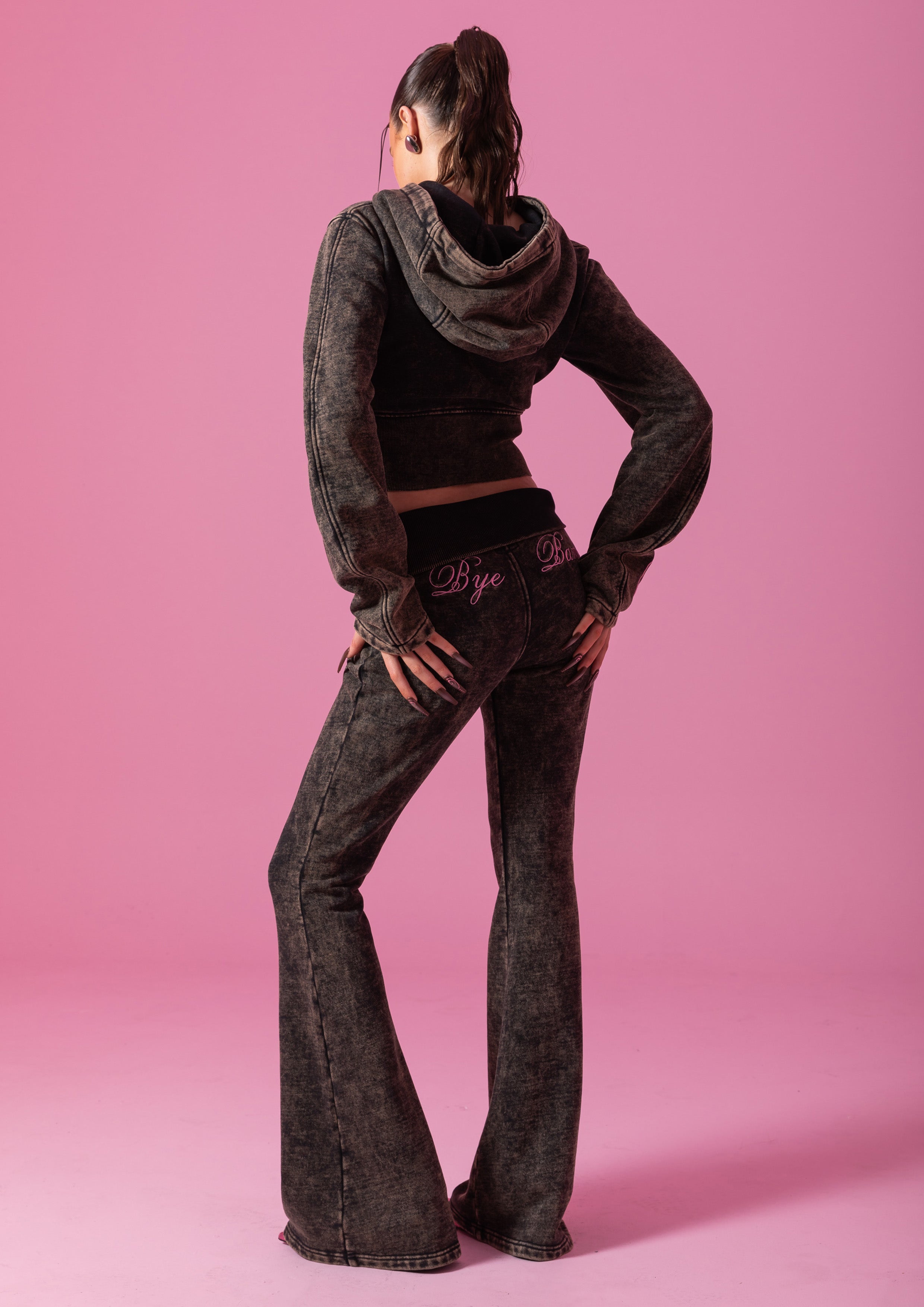 SAMANTHA TRACK PANT - DIRTY WASH