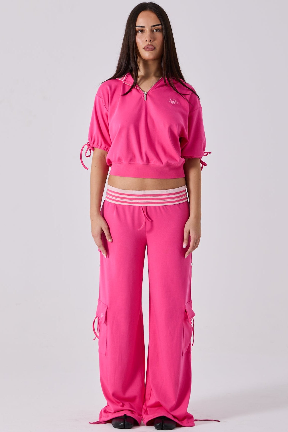 ELARA LOUNGE PANT - HOT PINK