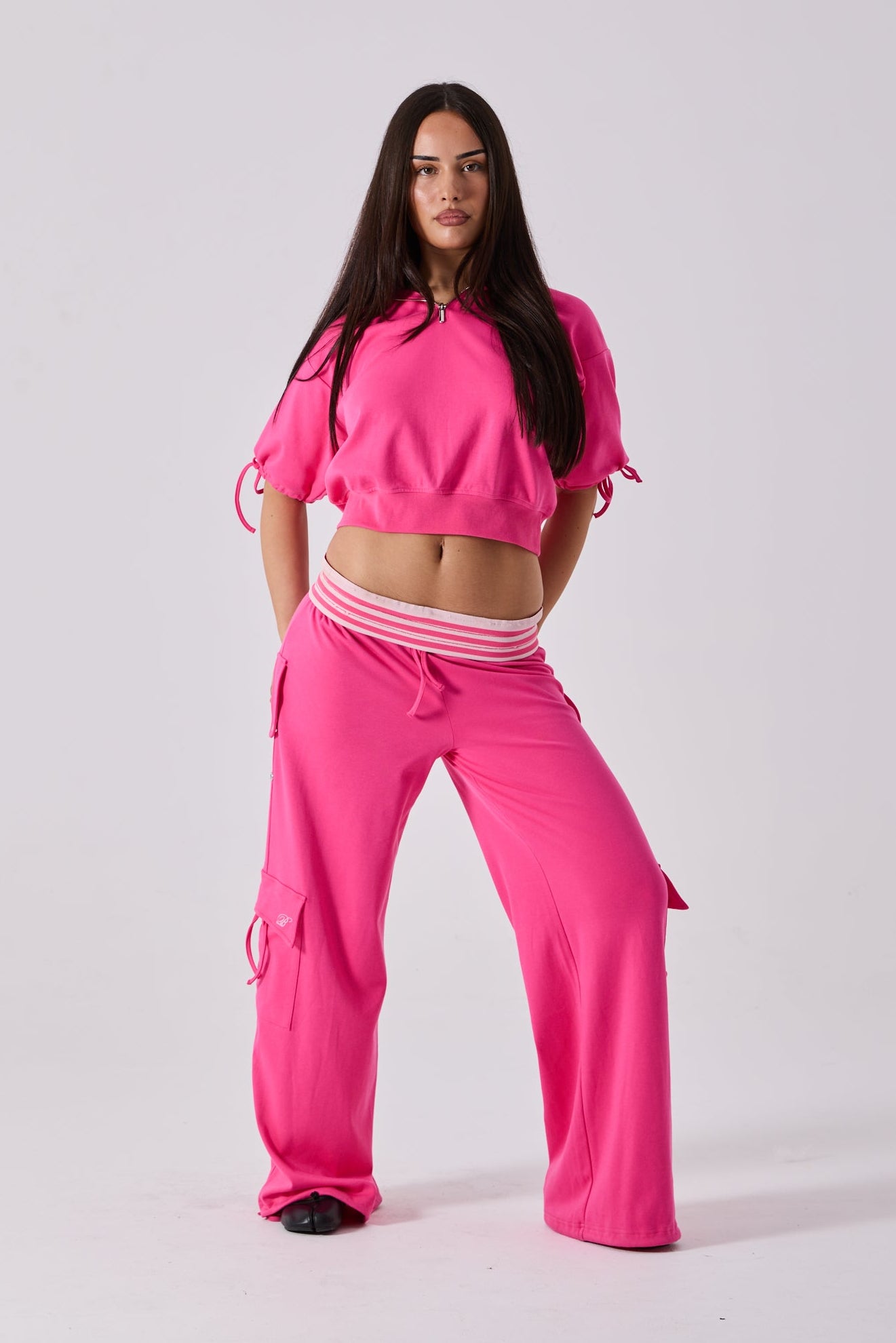 ELARA LOUNGE PANT - HOT PINK