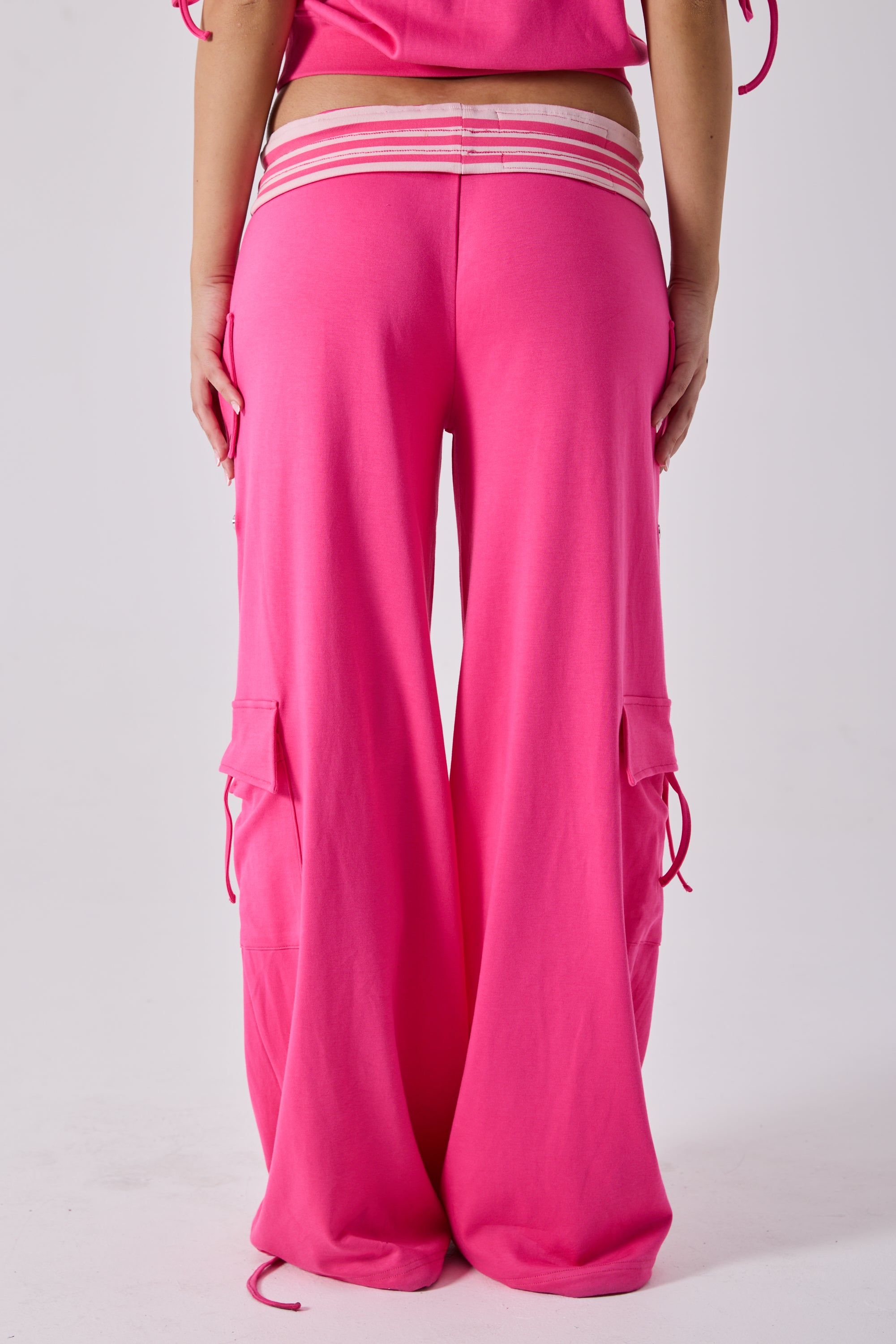 ELARA LOUNGE PANT - HOT PINK