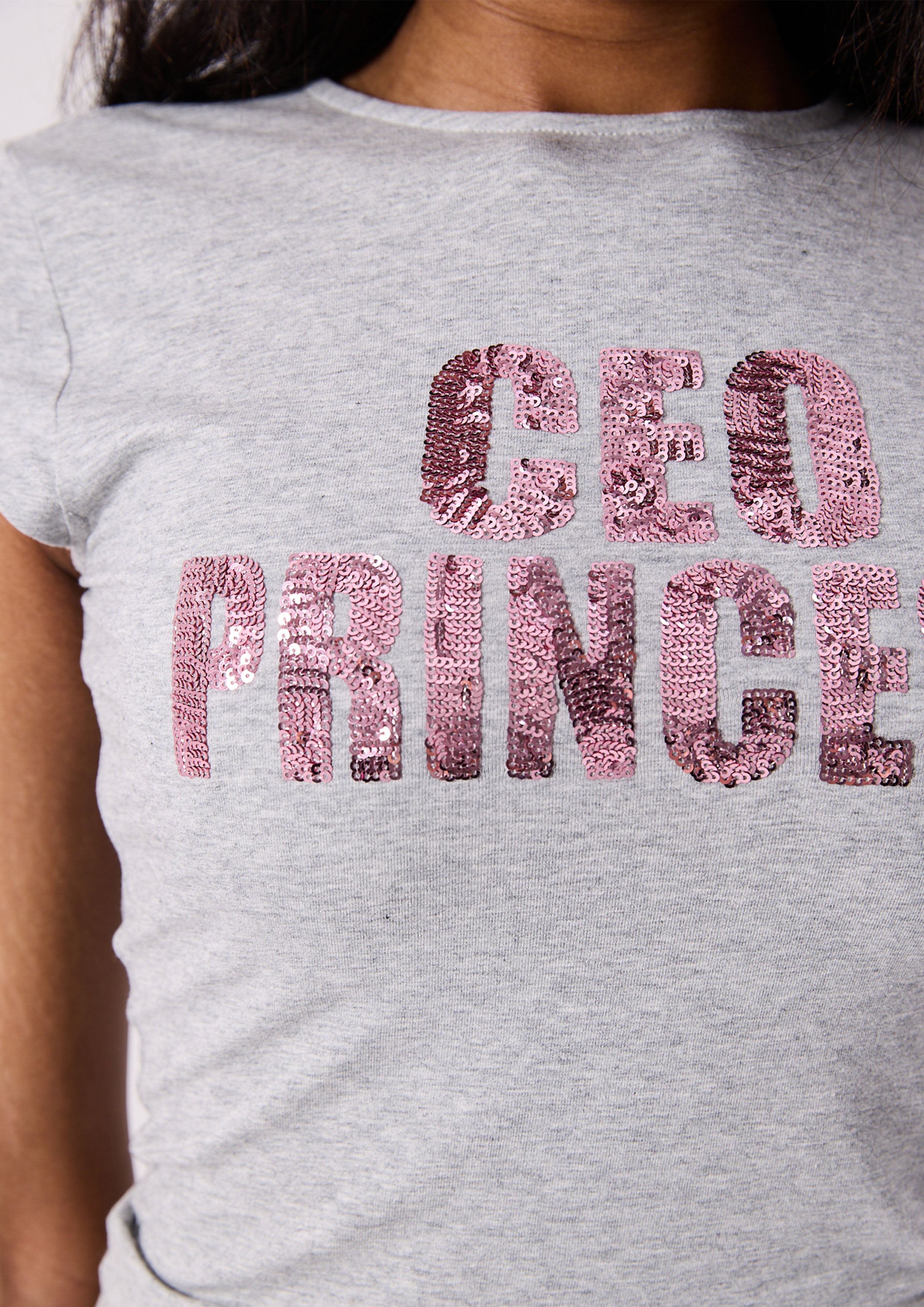 CEO BABY TEE - GREY MARLE – Bye Bambi