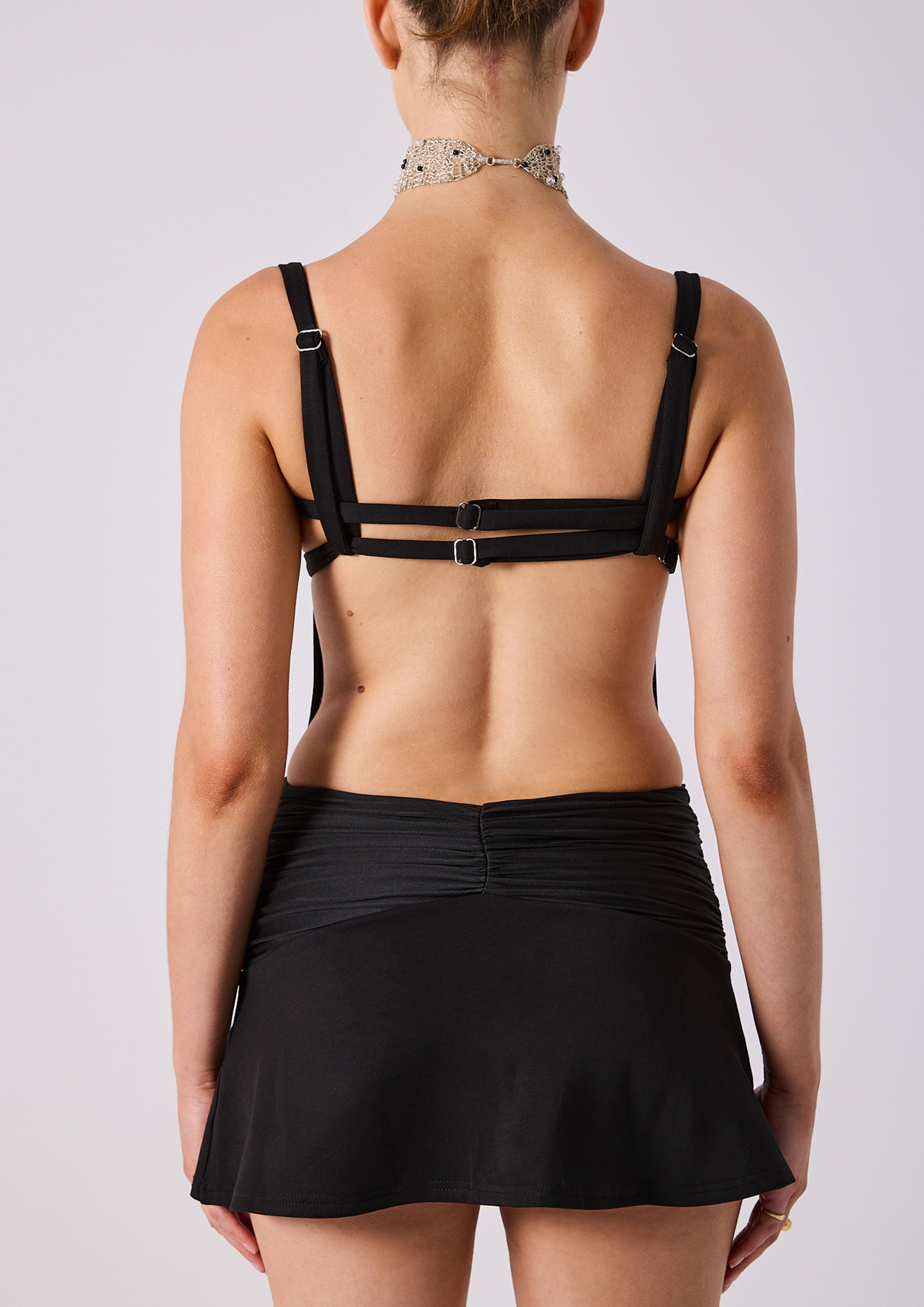 CLEO MINI DRESS - BLACK