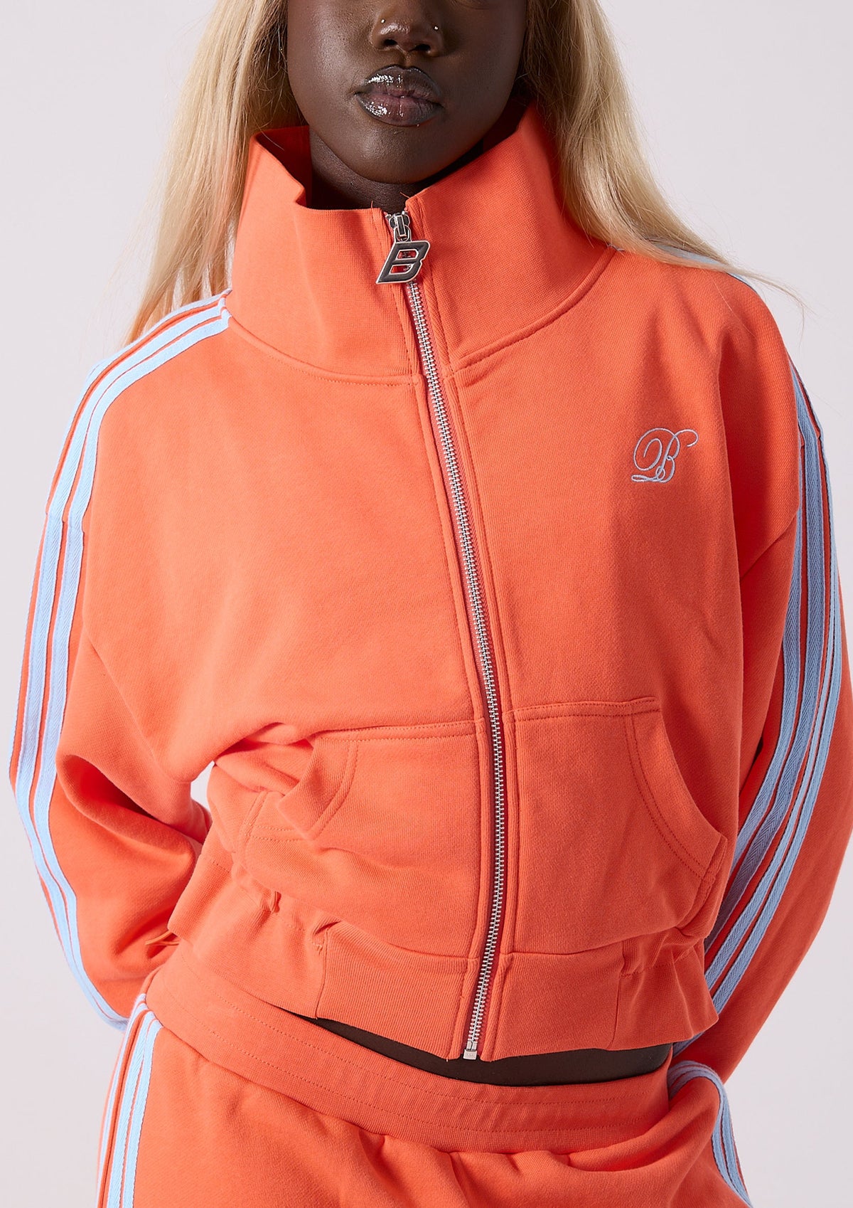 PARIS TRACKSUIT JACKET - CORAL