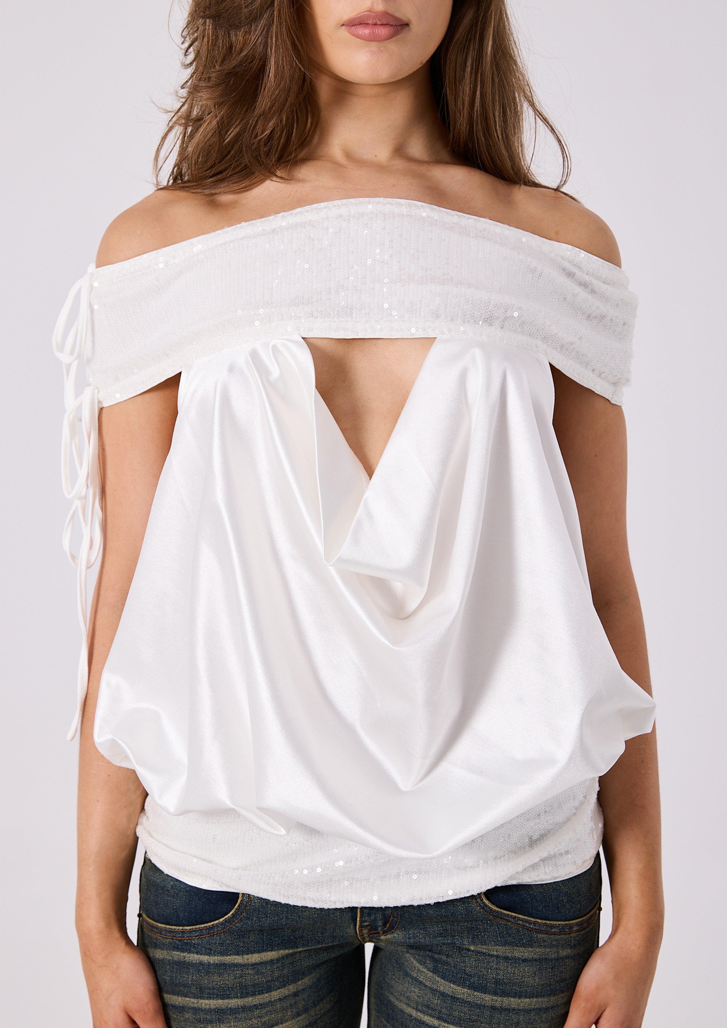 JAMILLAH TOP - WHITE