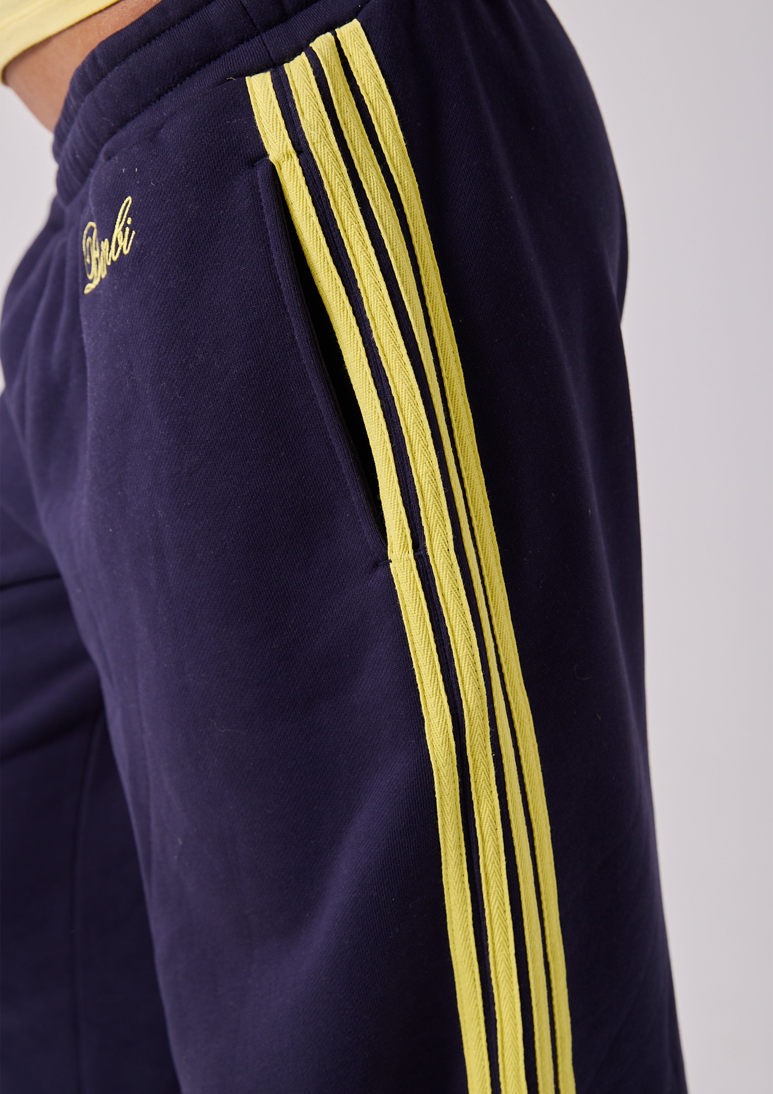 LOLA STRIPE TRACK PANT - INK