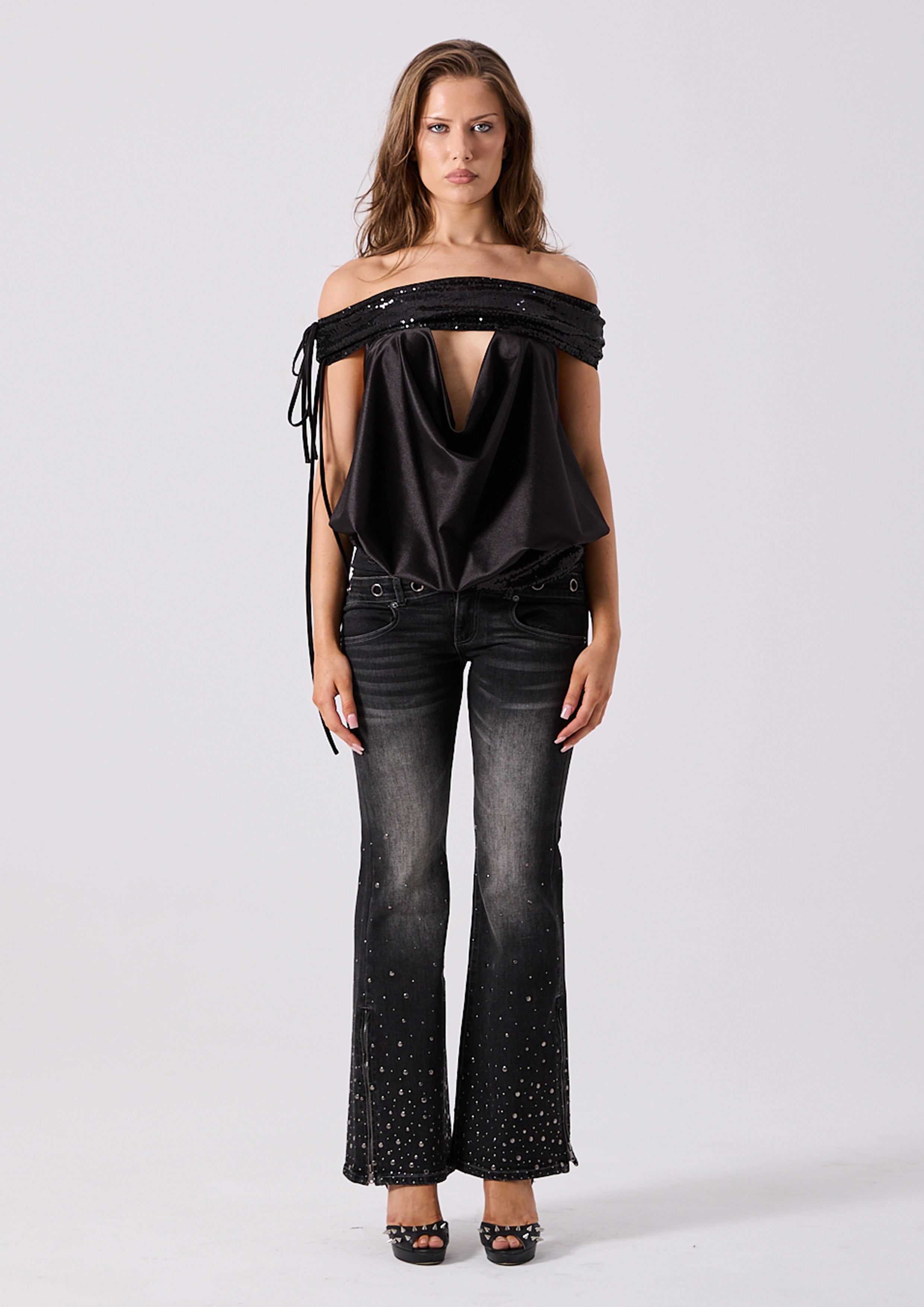 JAMILLAH TOP - BLACK