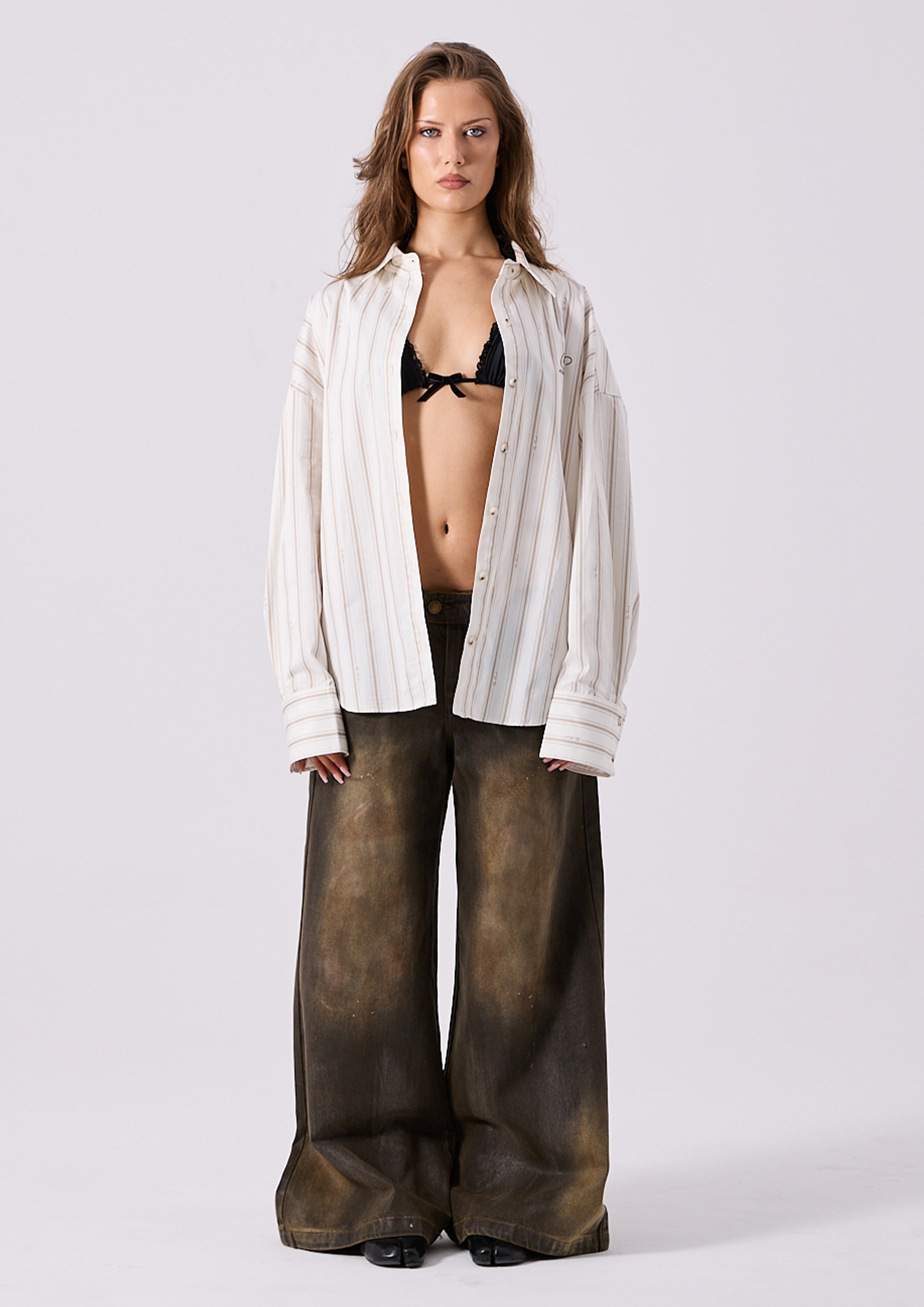 RAINE OVERSIZED SHIRT - WHITE