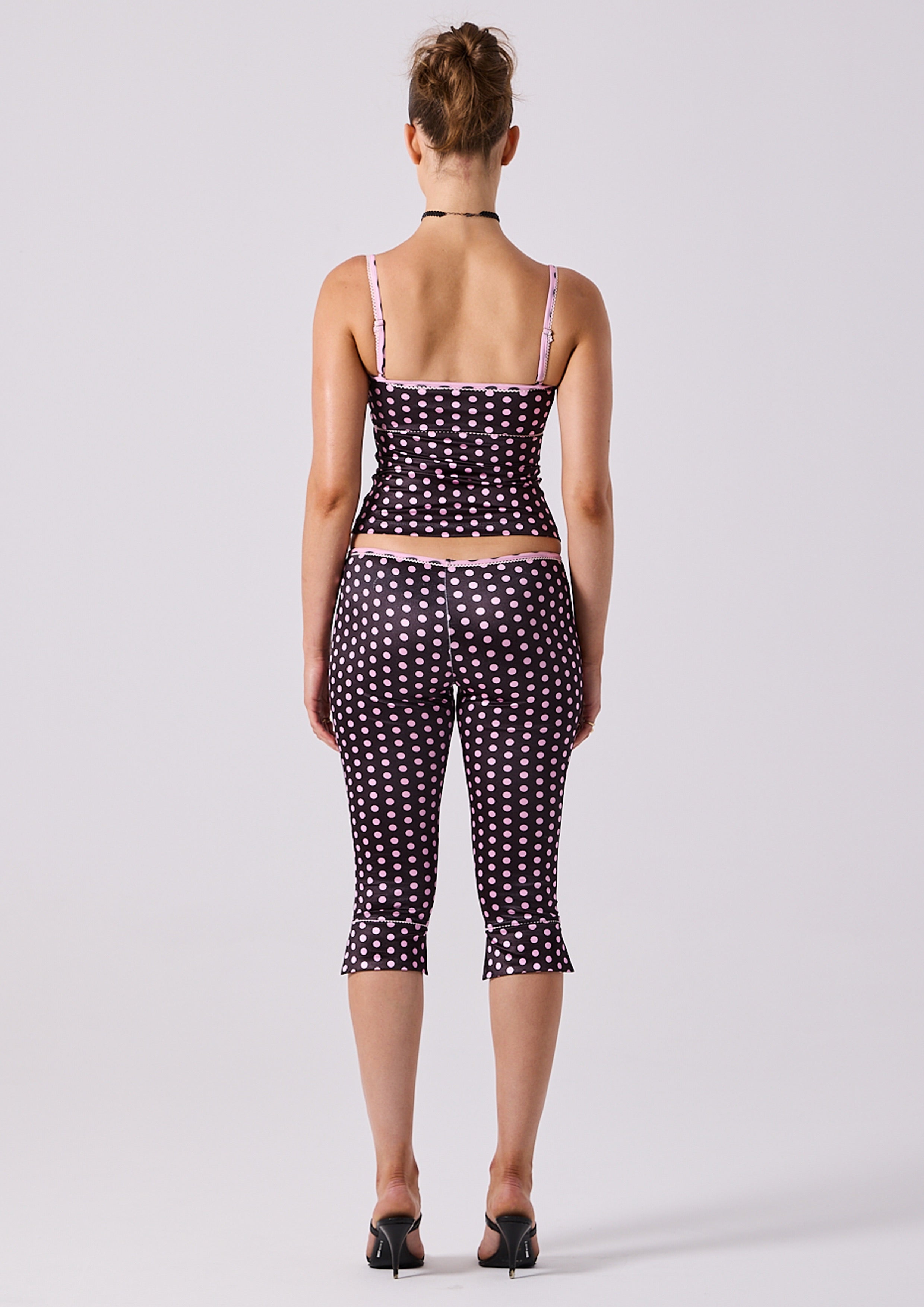 NINA CAPRI - BLACK POLKA