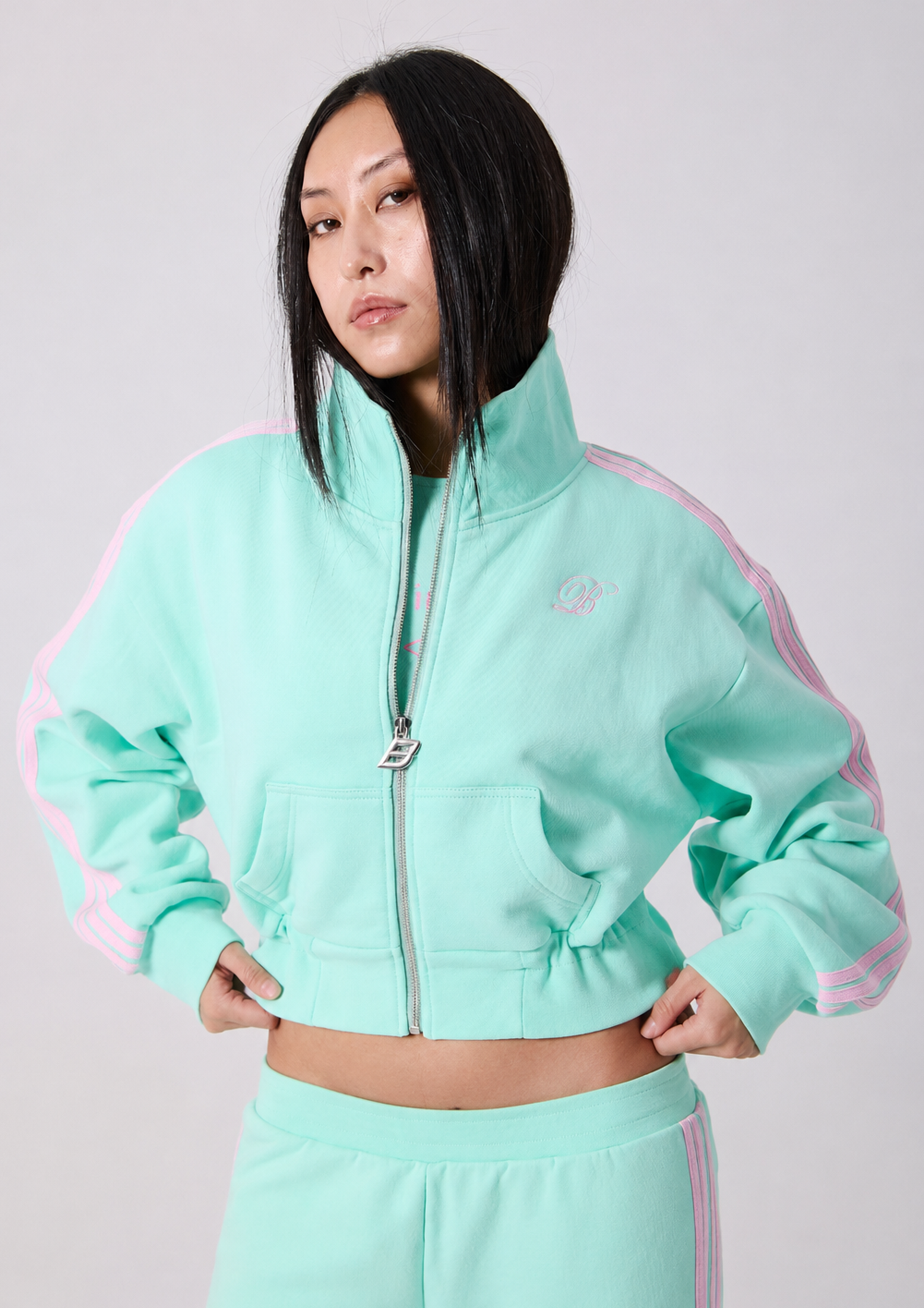 PARIS TRACKSUIT JACKET - MINT