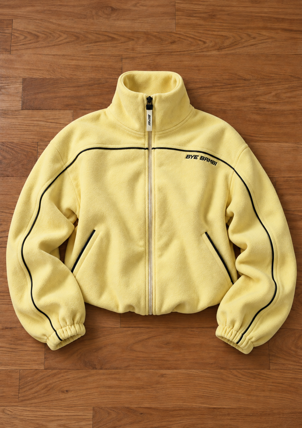 PARKER FLEECE ZIP JACKET - YELLOW