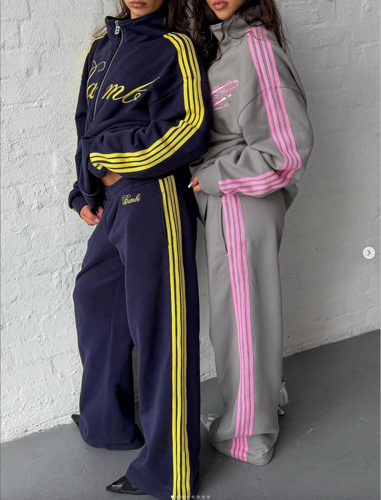 LOLA STRIPE TRACK PANT - INK