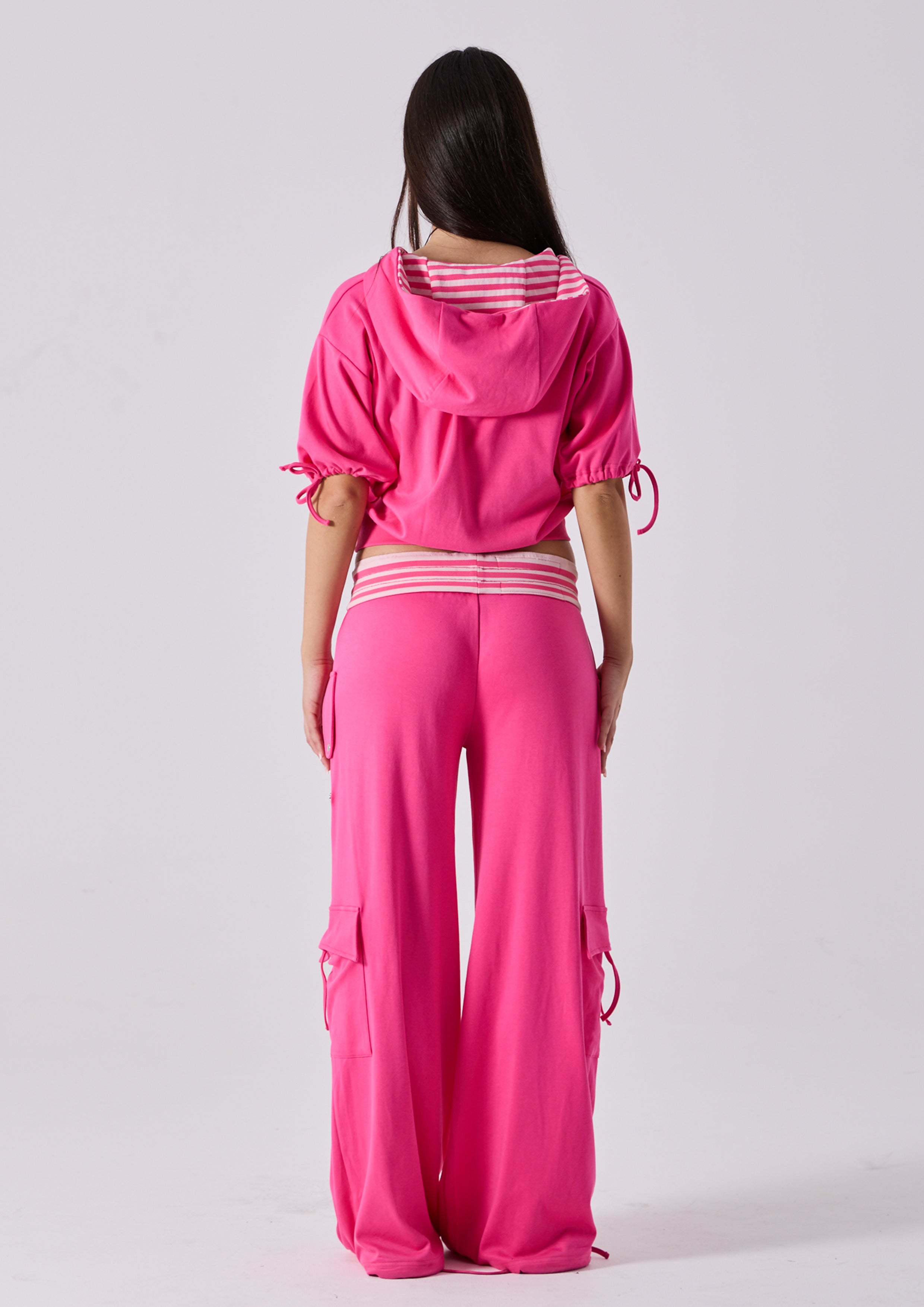 ELARA LOUNGE PANT - HOT PINK
