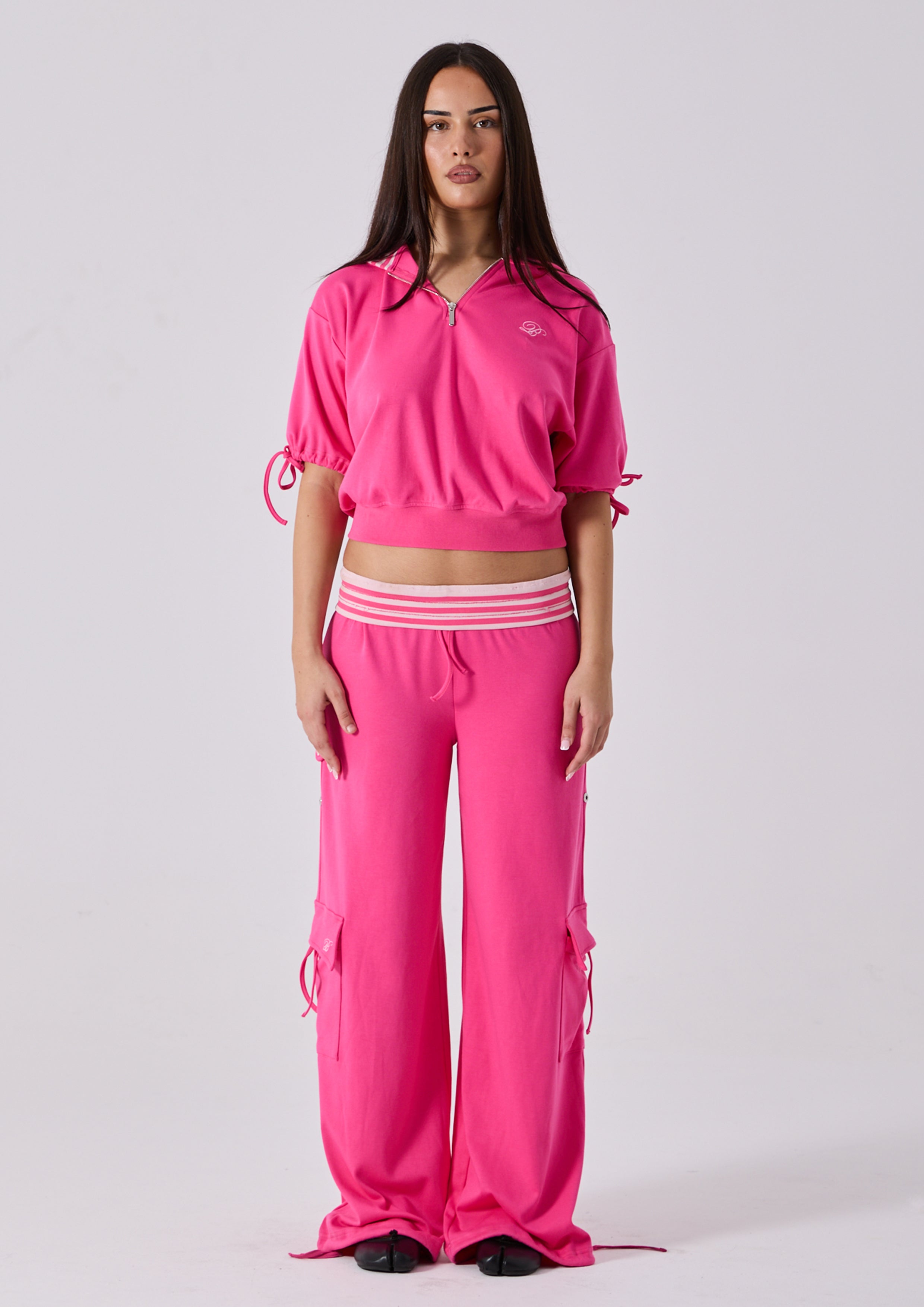 ELARA LOUNGE PANT - HOT PINK