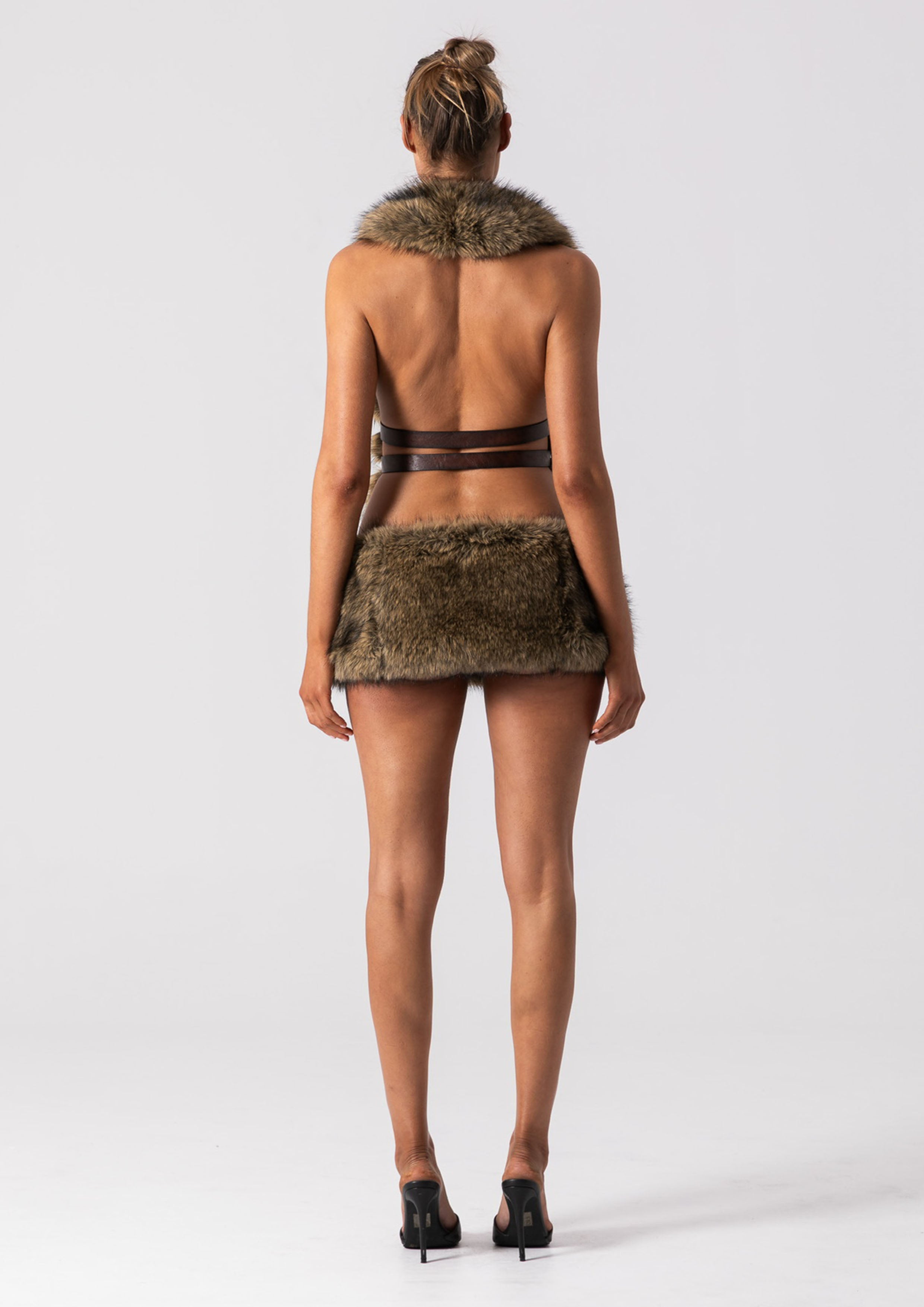 FUR MINI SKIRT - VIXEN