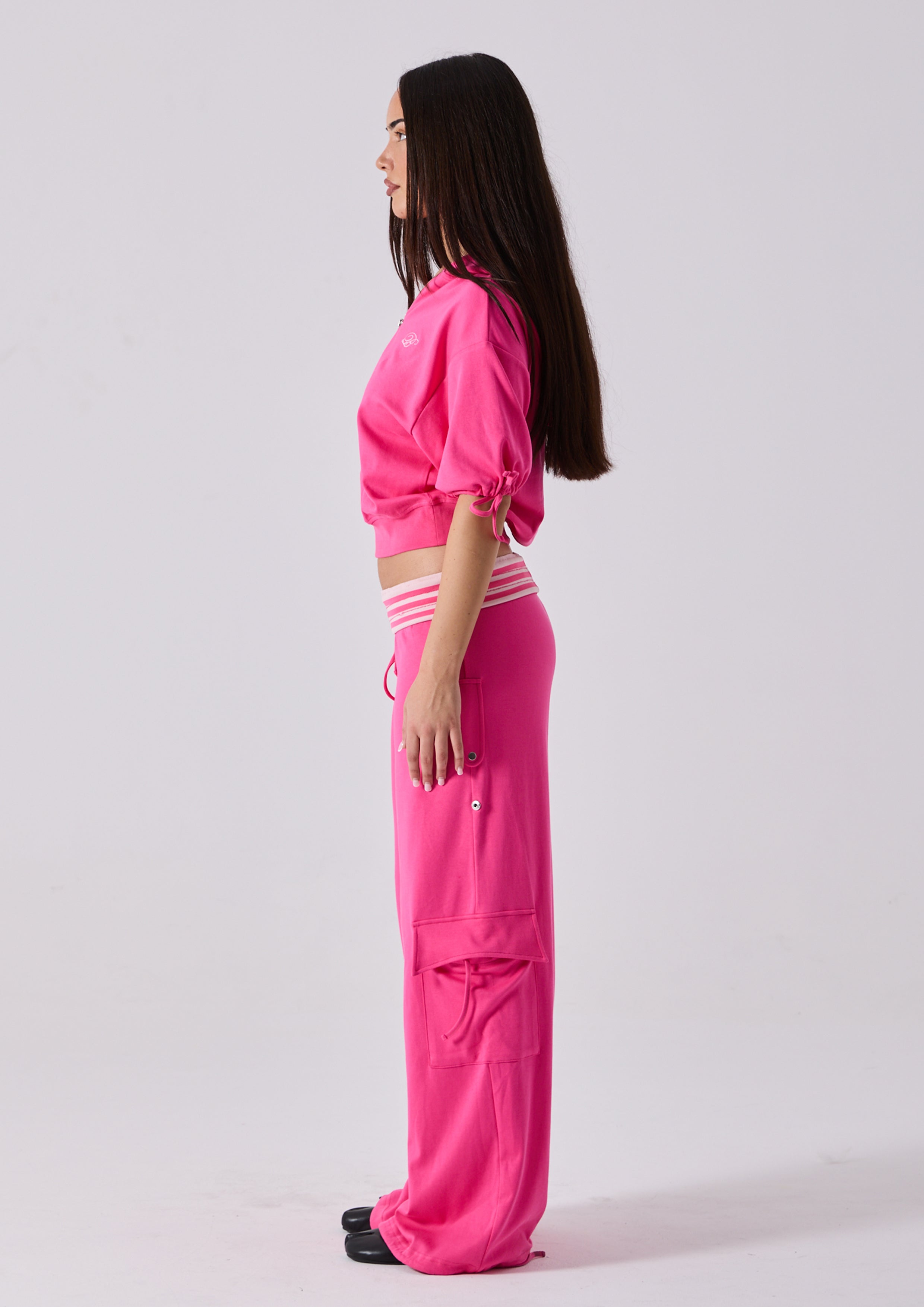 ELARA LOUNGE PANT - HOT PINK