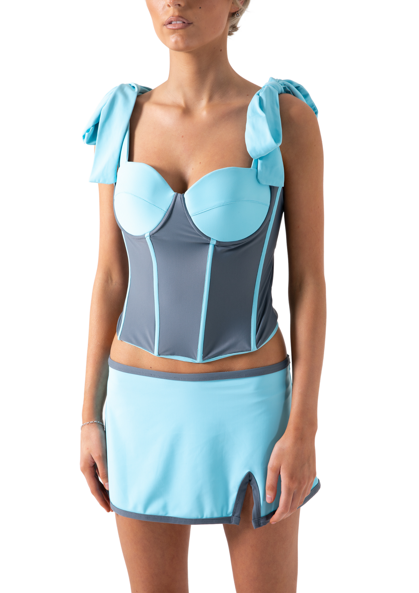 PRINCESS CORSET - CRYSTAL BLUE