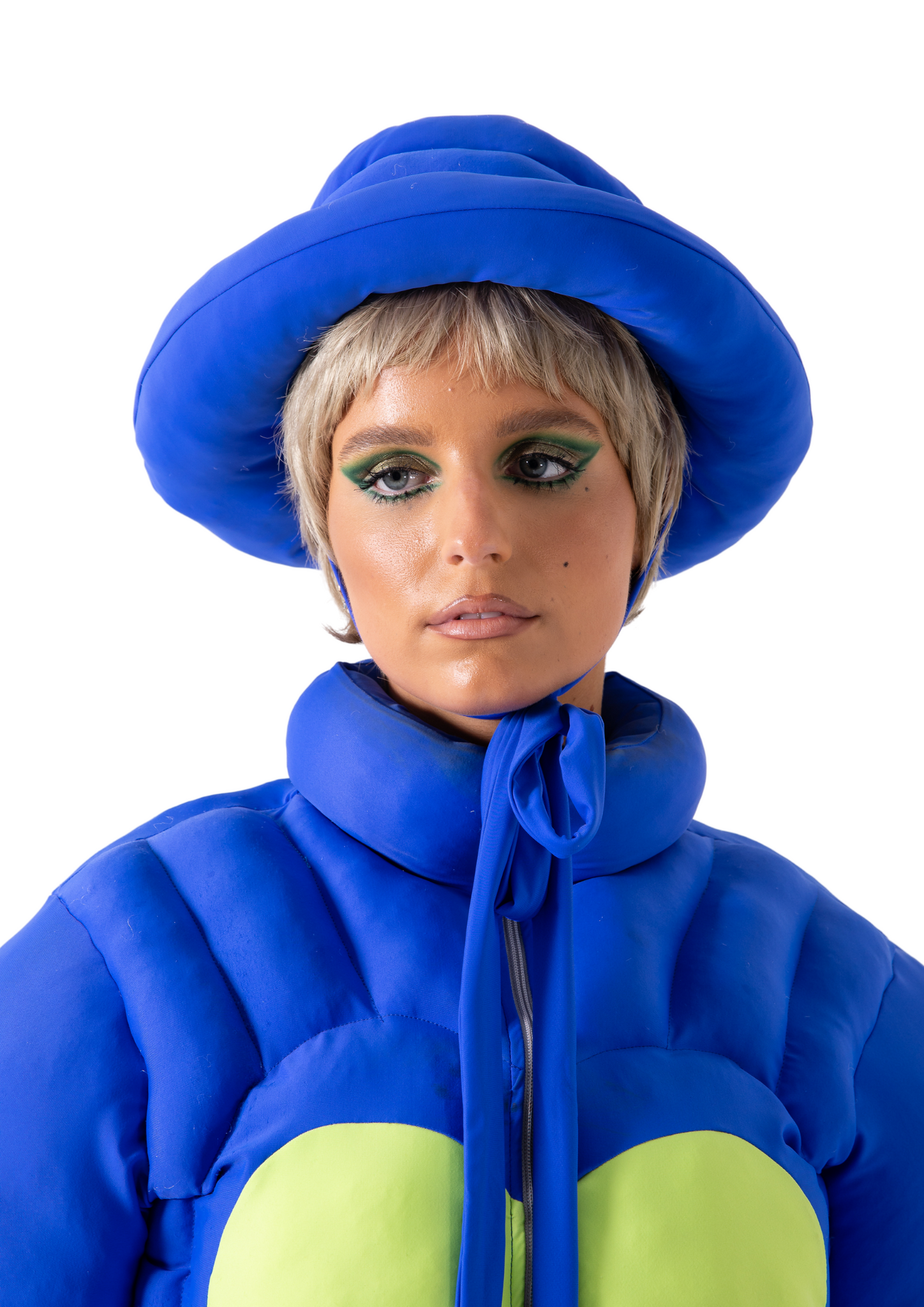 FUTURE PUFFER HAT - BLUE