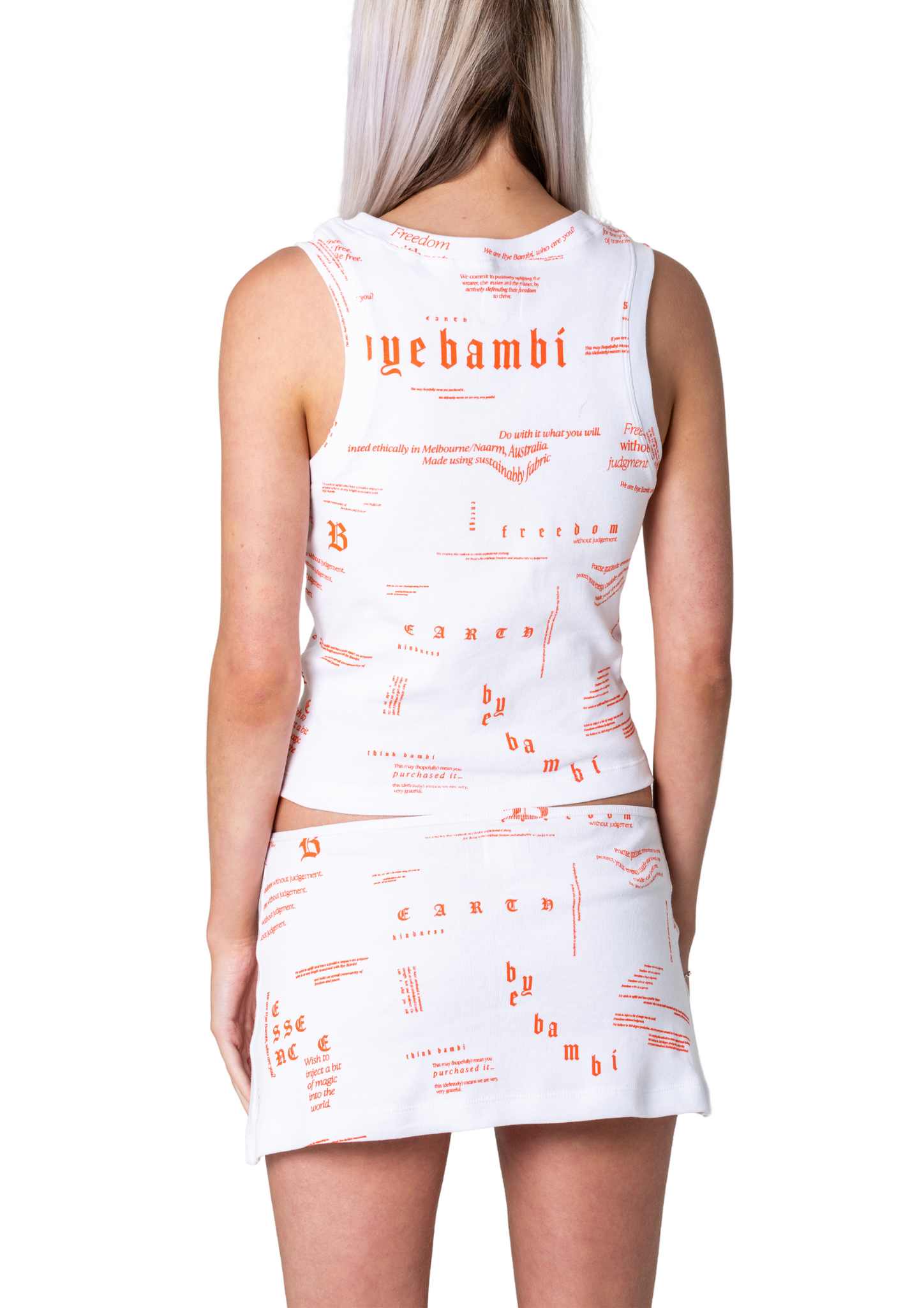 CHELSEA RIB SINGLET - WRITTEN WORD